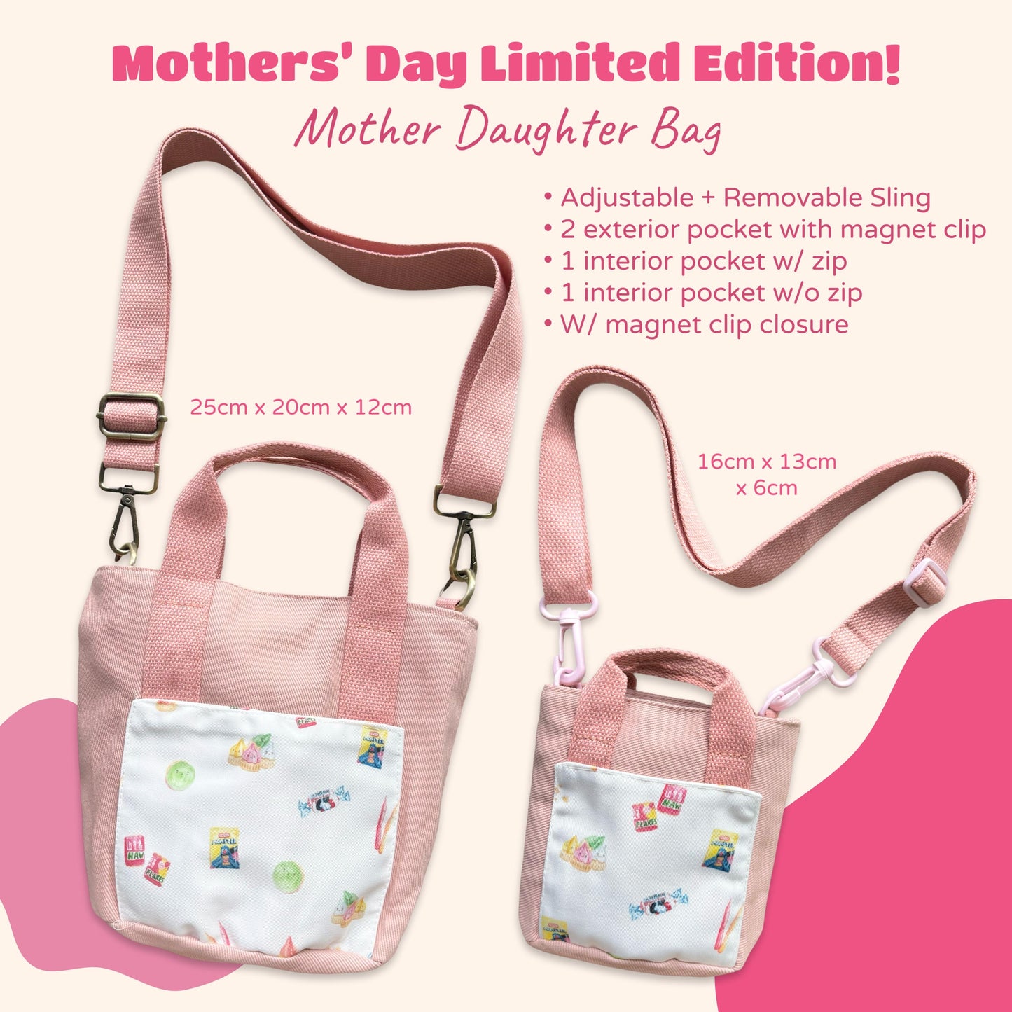 Happy Rei x TREA | Mother's Day Sling Bag