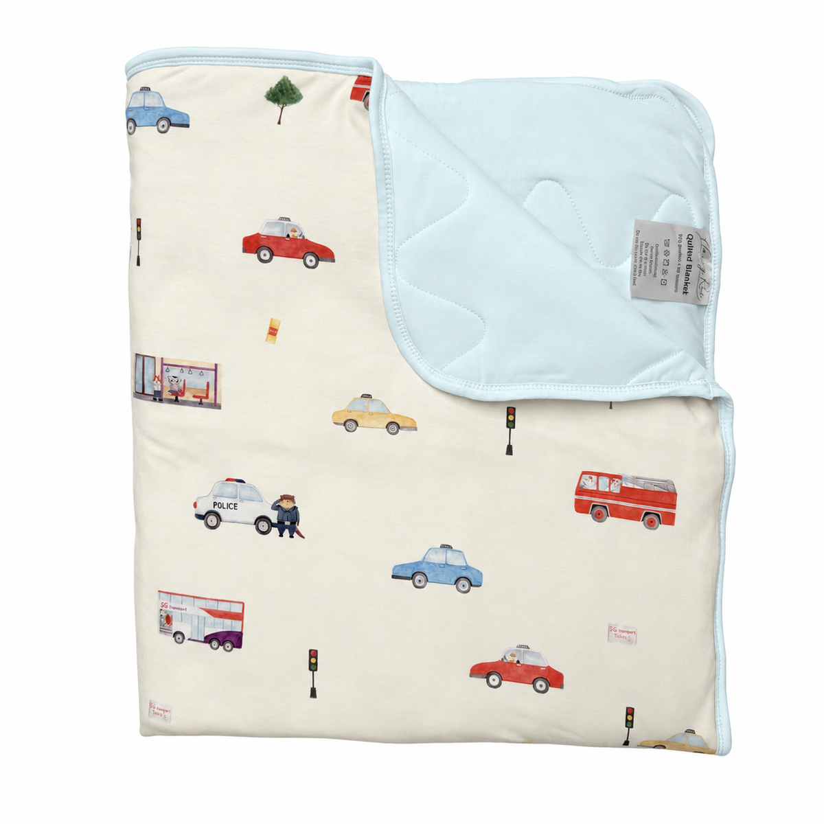 Double Layer Quilted Bamboo Blanket (SG Transport)