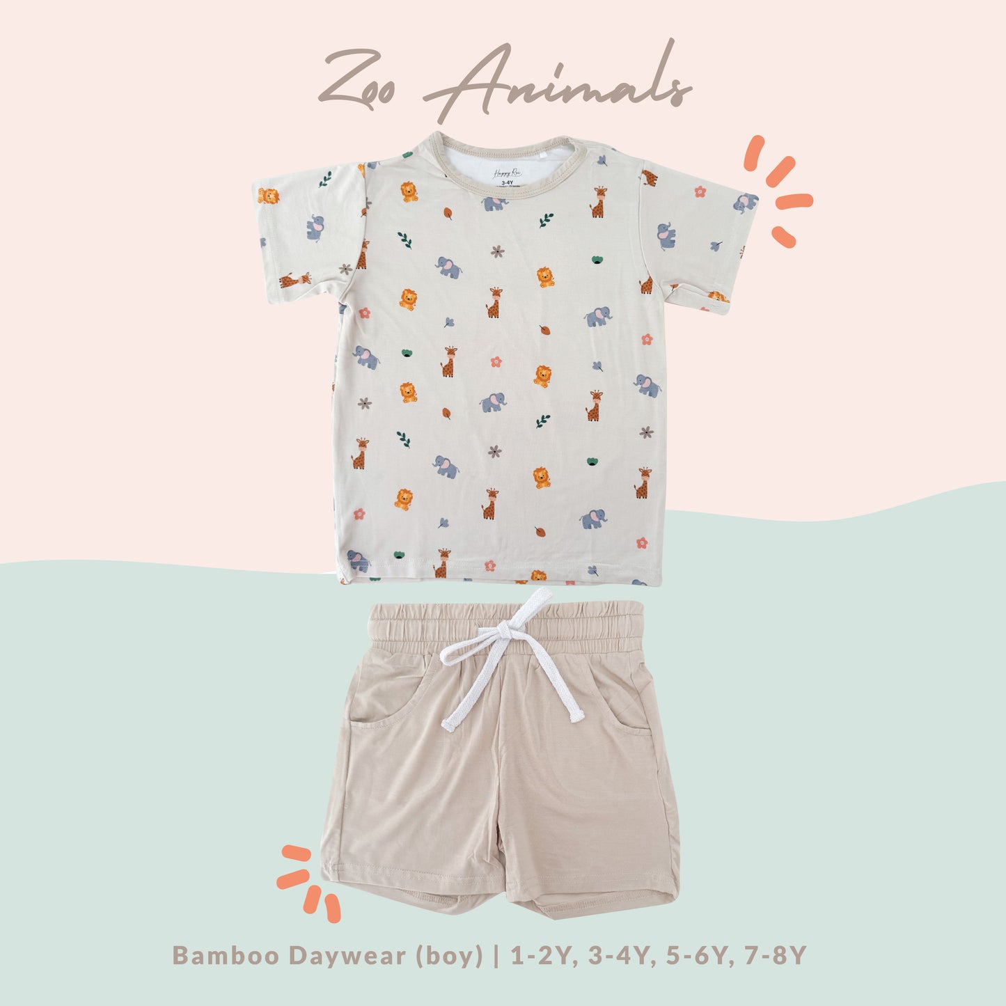 Bamboo Daywear (Zoo Animals)