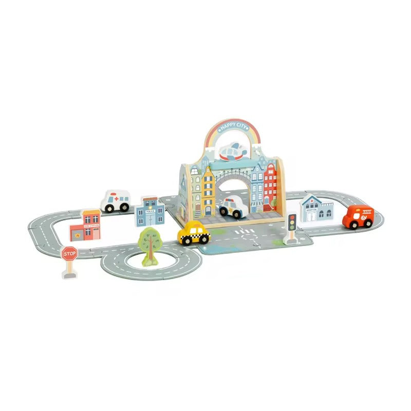 Wooden City Play Set