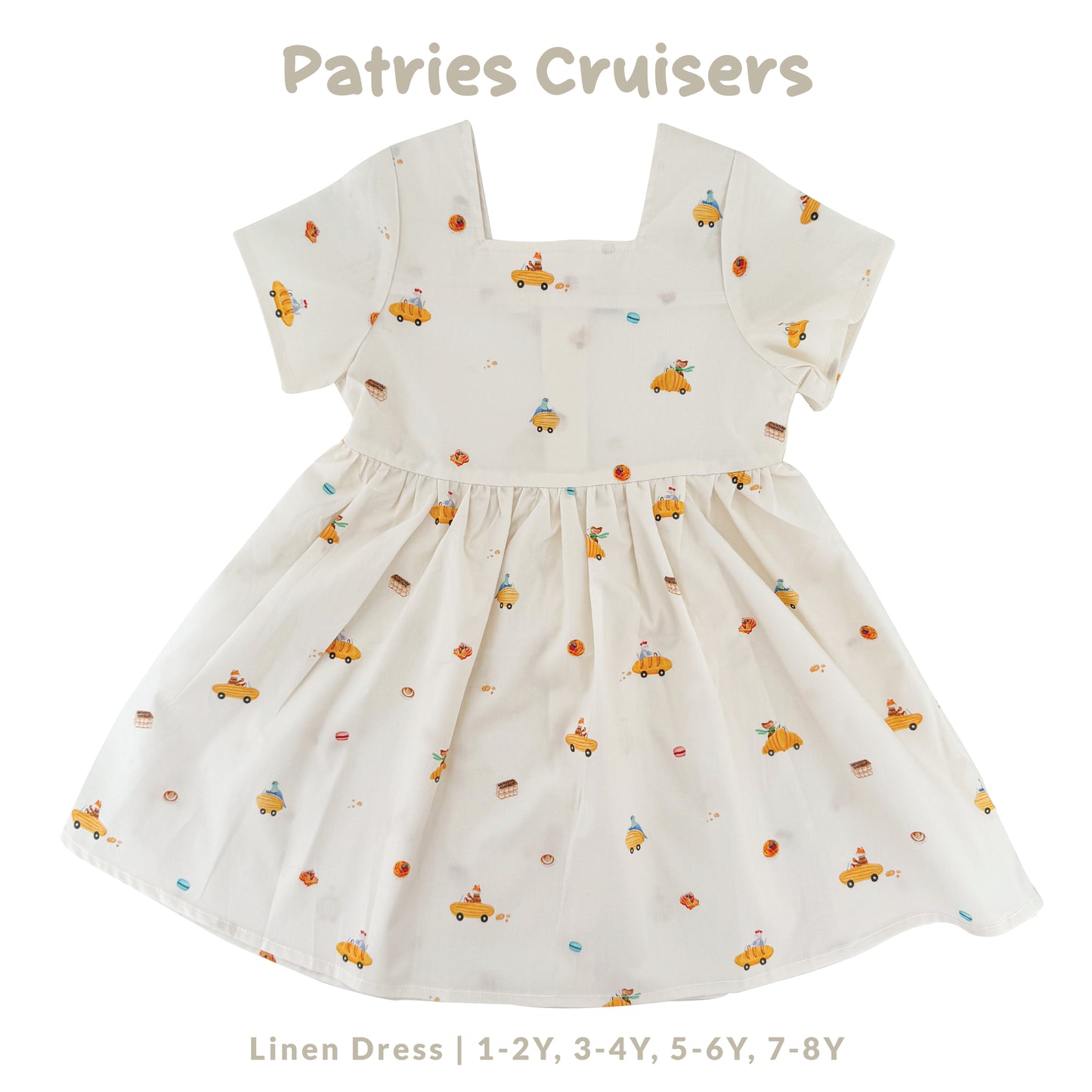 Linen Dress - Pastries Cruisers