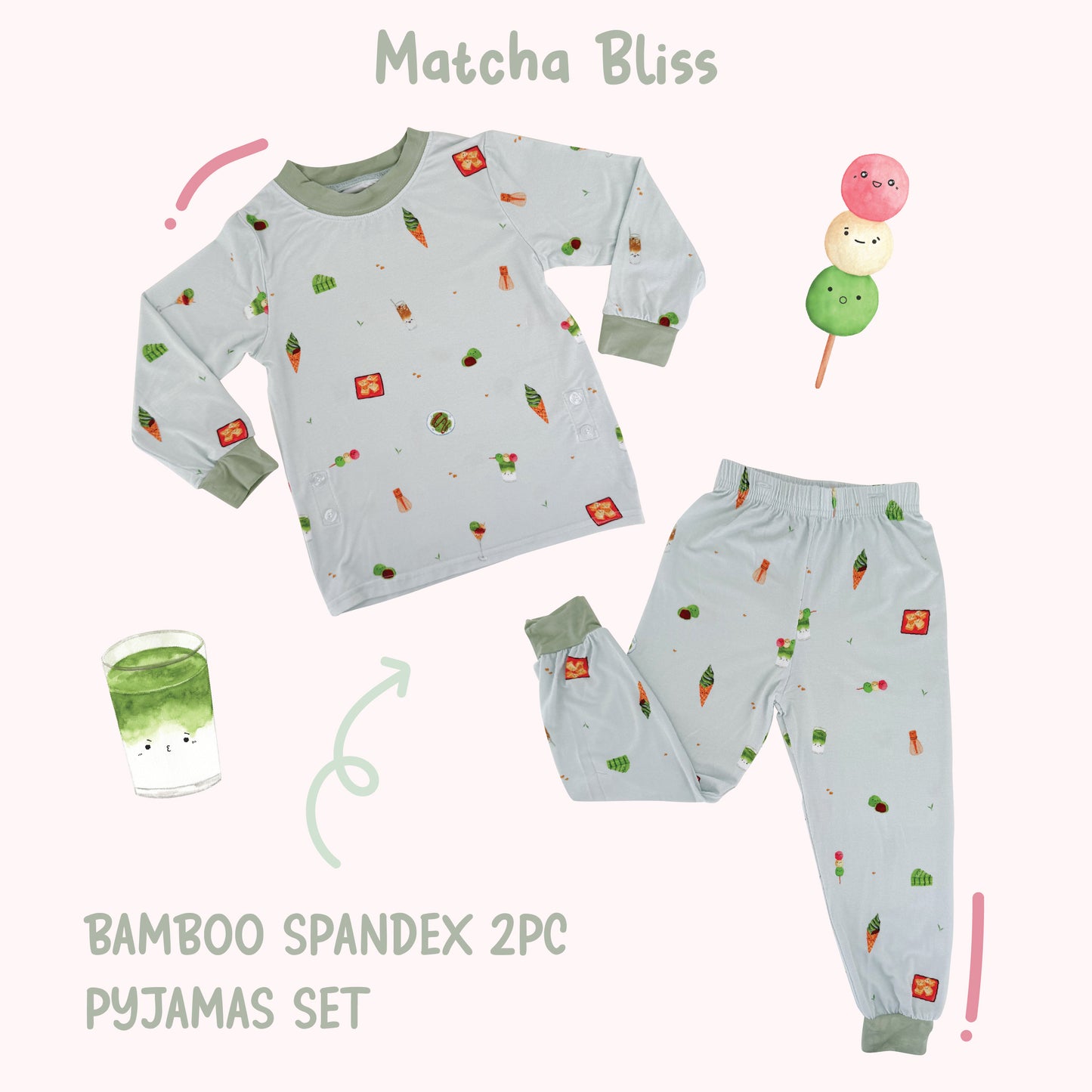 Bamboo Pyjamas (Matcha Bliss)