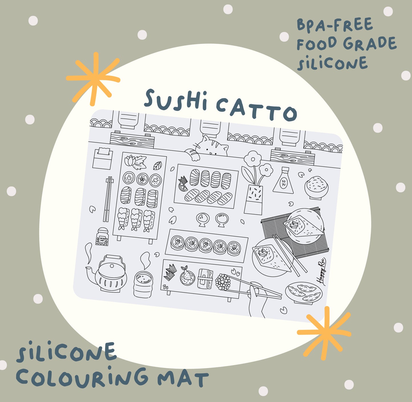 Colouring Mat Only (no markers)