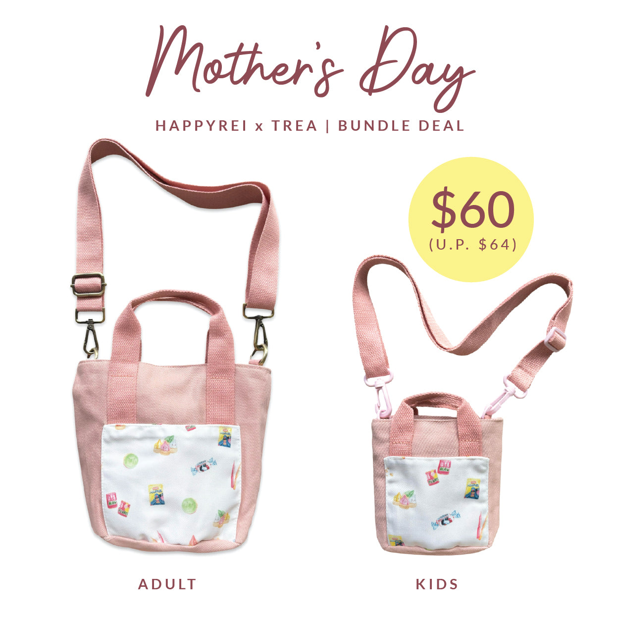 Happy Rei x TREA | Mother's Day Sling Bag