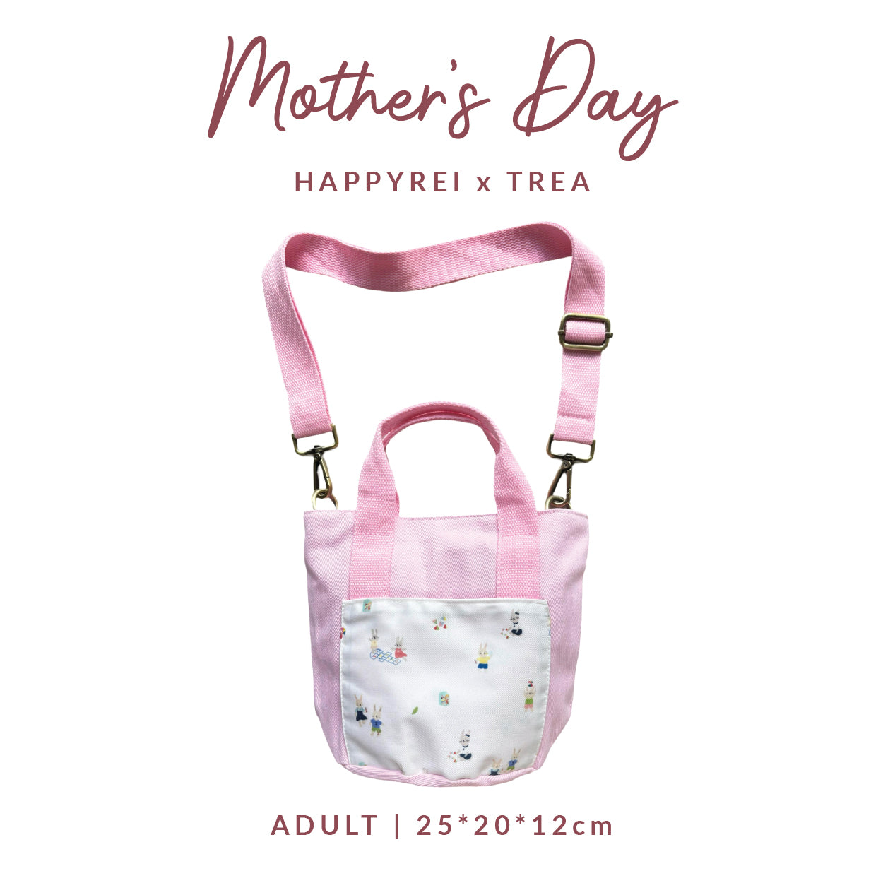 Happy Rei x TREA | Mother's Day Sling Bag