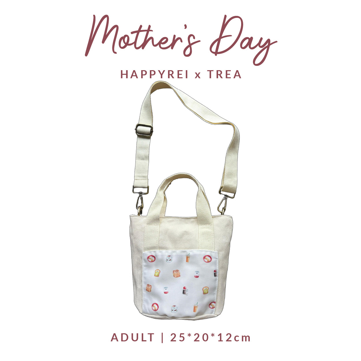 Happy Rei x TREA | Mother's Day Sling Bag