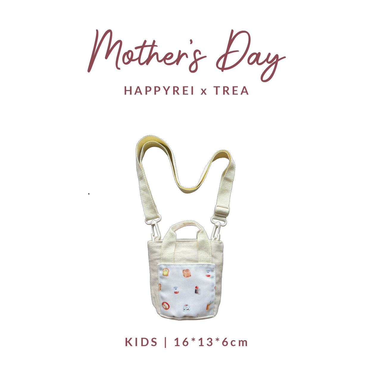 Happy Rei x TREA | Mother's Day Sling Bag