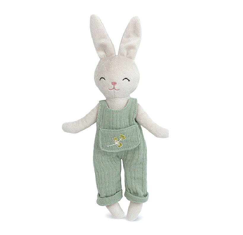 Bunny Plush Doll (green jumper)