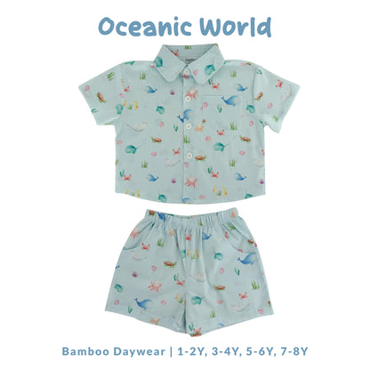 Linen Shirt and Shorts - Oceanic World