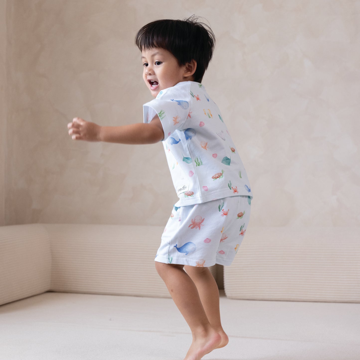 French Terry Shirt & Shorts - Oceanic World