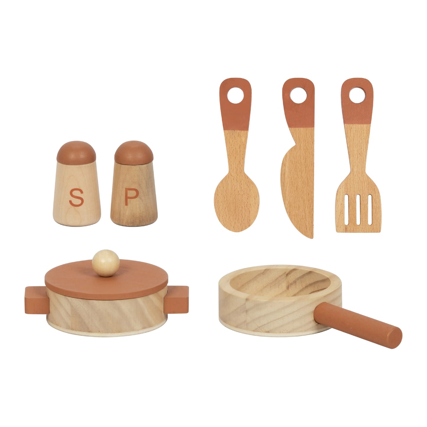 Wooden Kitchen Play Set