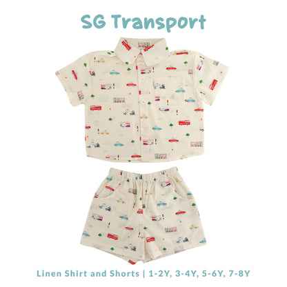 Linen Shirt and Shorts - SG Transport