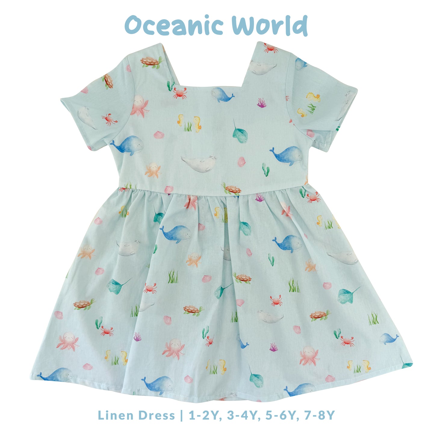 Linen Dress - Oceanic World