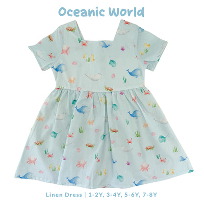 Linen Dress - Oceanic World