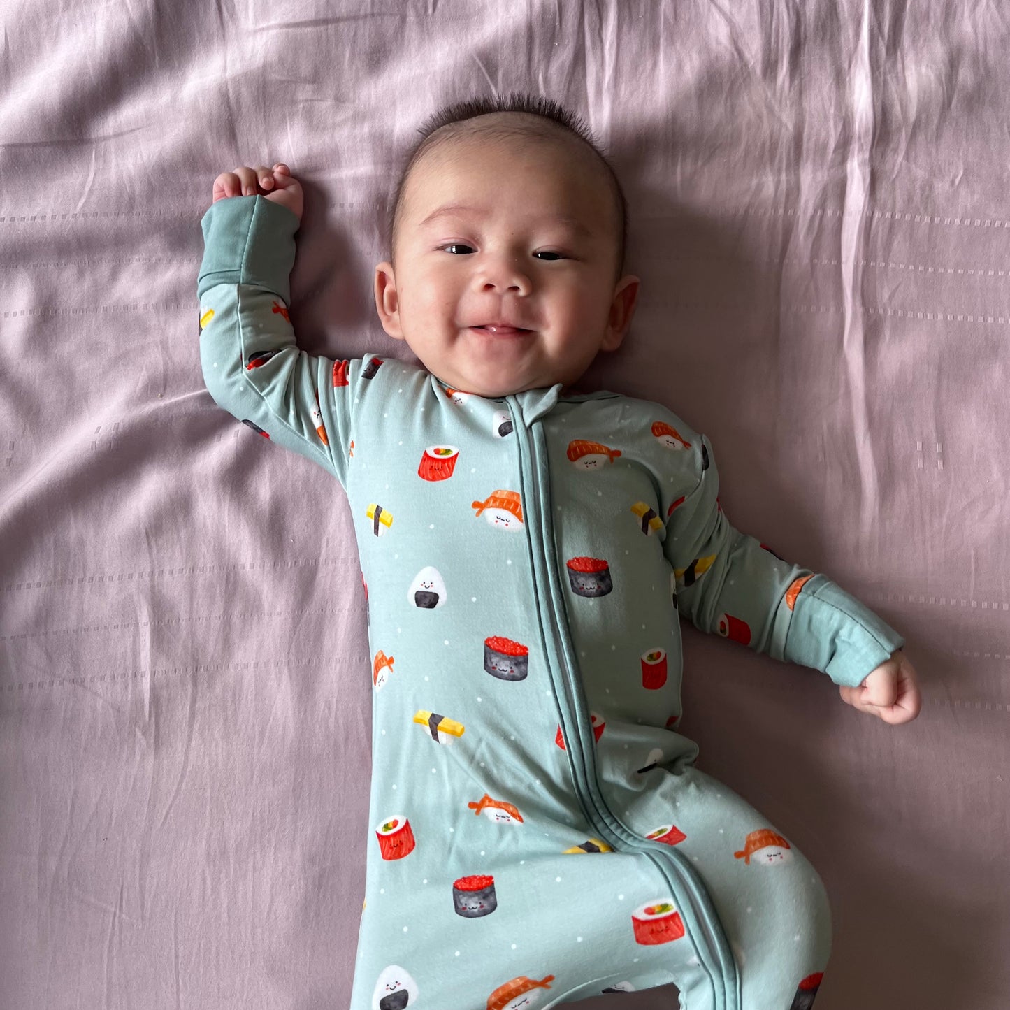 Bamboo Sleepsuit (Sushi)