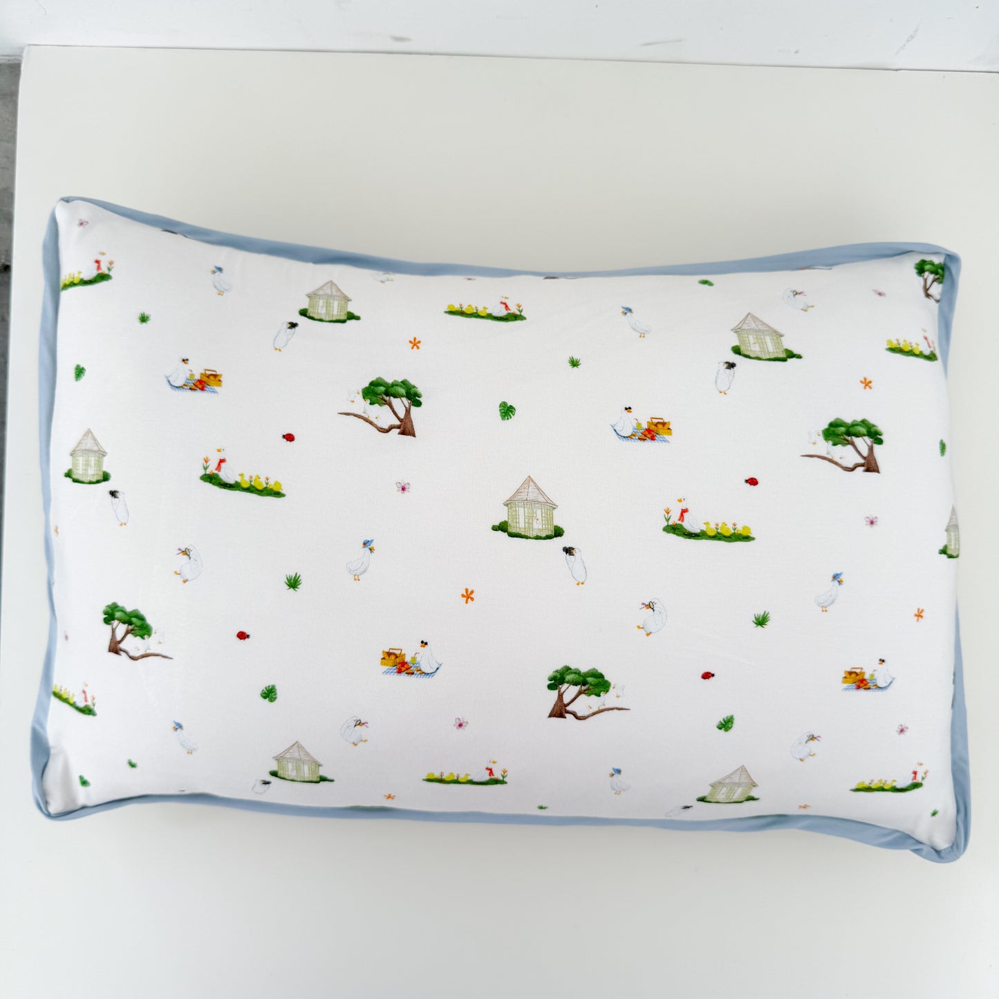 Toddler Head Pillow (Botanical Ducks)