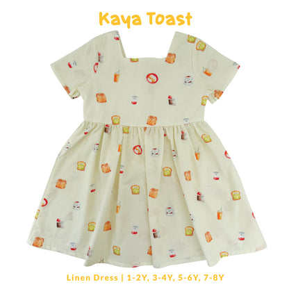 Linen Dress - Kaya Toast