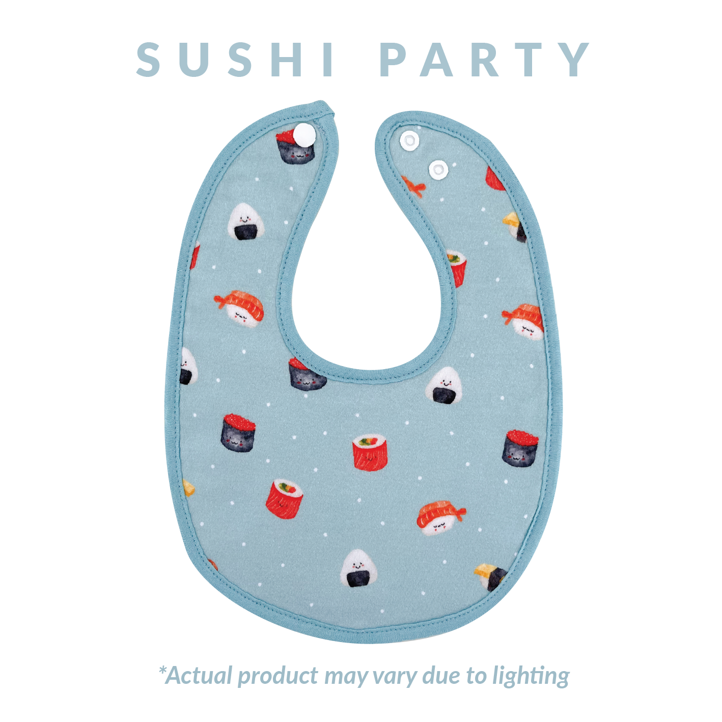 Cotton Bib (Sushi Party)