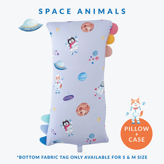 Lil' Snuggles Pillow + Case (Space Animals)