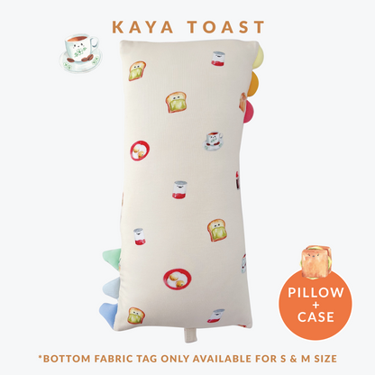 Lil' Snuggles Pillow + Case (Kaya Toast)