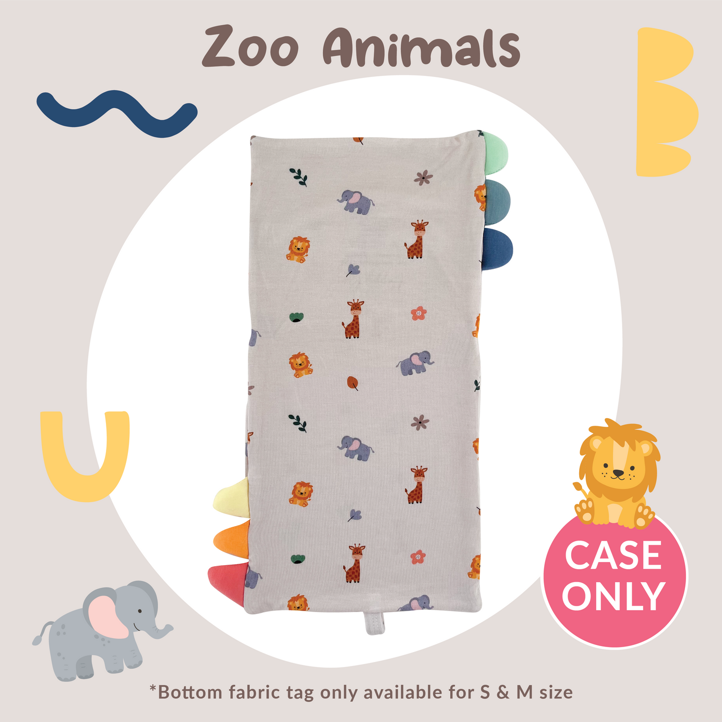 Pillow Case (Zoo Animals)