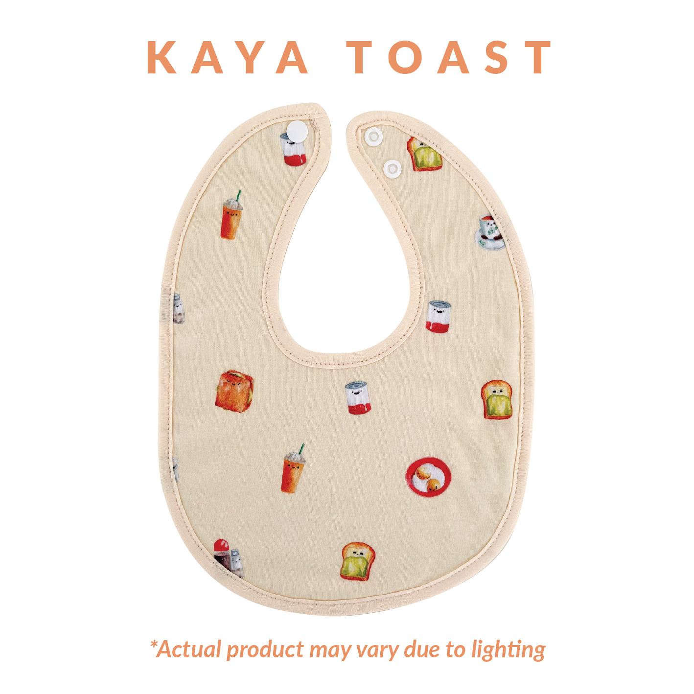 Cotton Bib (Kaya Toast)