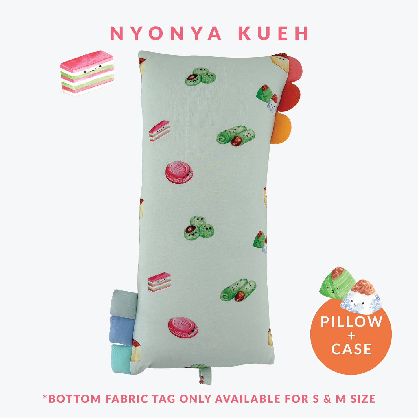 Lil' Snuggles Pillow + Case (Nyonya Kueh)