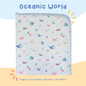 Single Layer Bamboo Blanket (Oceanic World)