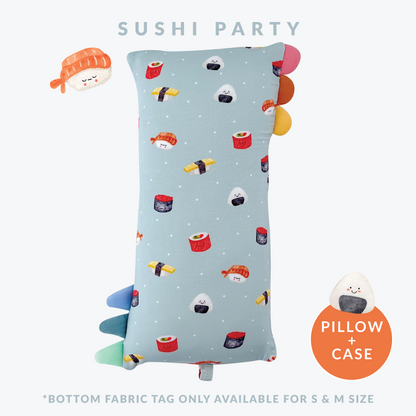 Lil' Snuggles Pillow + Case (Sushi Party)