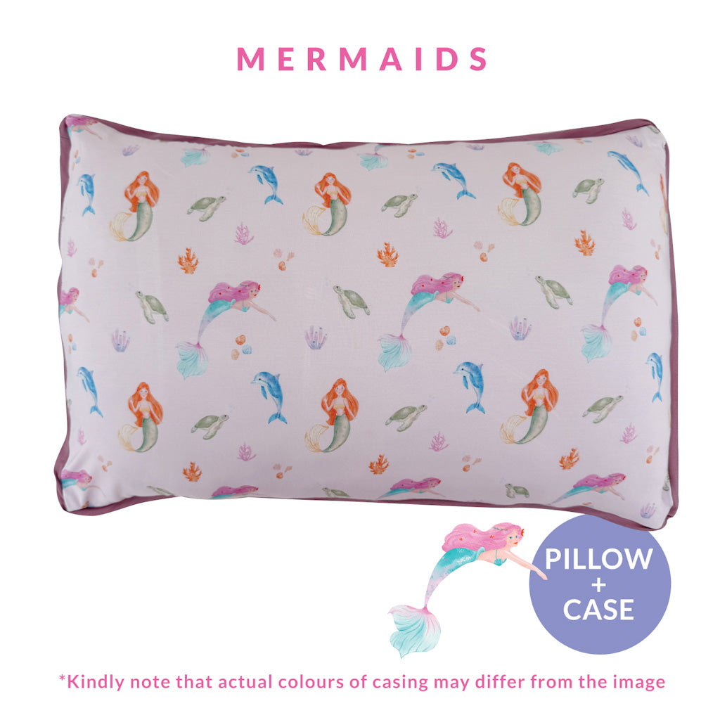 Toddler Head Pillow (Mermaids)