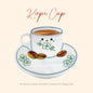 Premium Acetate Hairclaw - Kopi Cup