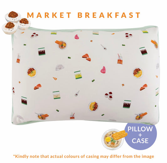 Toddler Head Pillow (Market Breakfast)