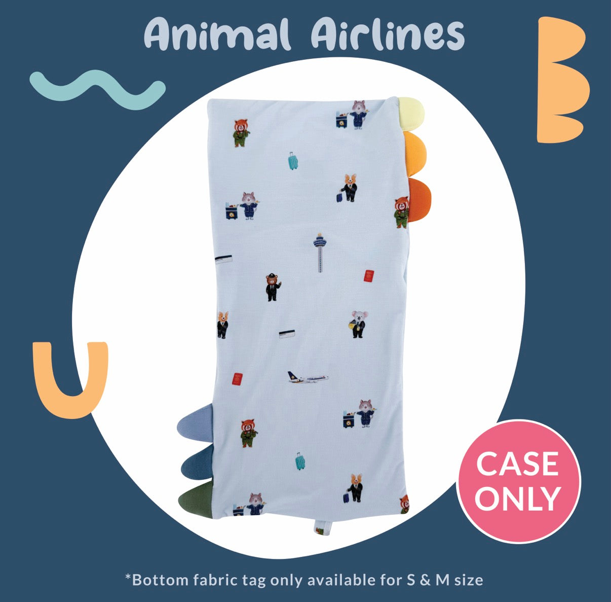 Pillow Case (Animal Airlines)