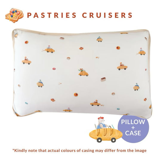 Toddler Head Pillow (Pastries Cruisers)