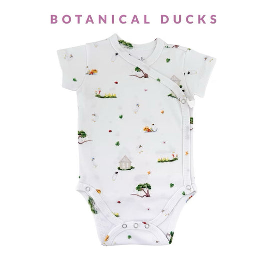 Kimono Onesies (Botanical Ducks)