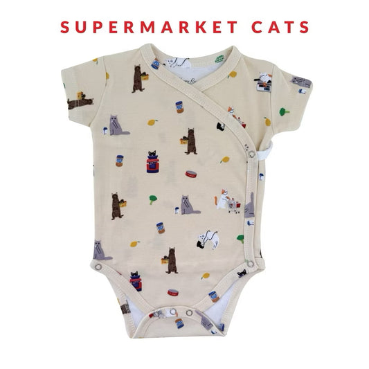 Kimono Onesies (Supermarket Cats)