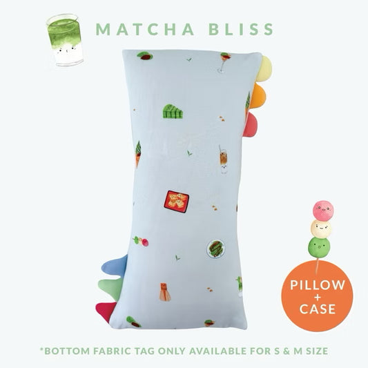 Lil' Snuggles Pillow + Case (Matcha Bliss)