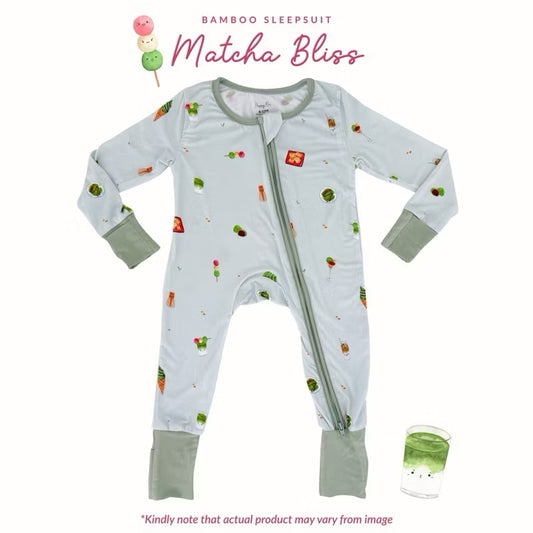 Bamboo Sleep-suit (Matcha)