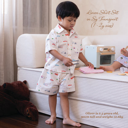 Linen Shirt and Shorts - SG Transport