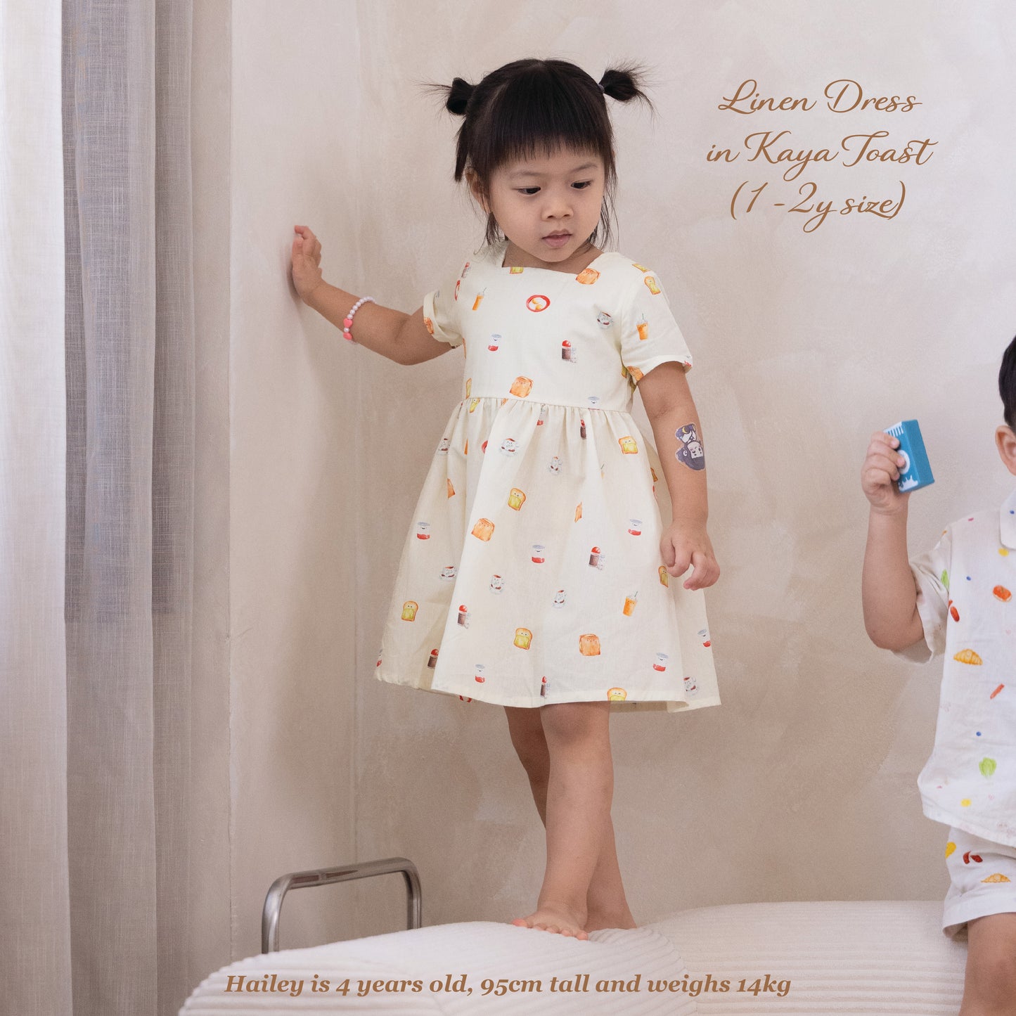 Linen Dress - Kaya Toast