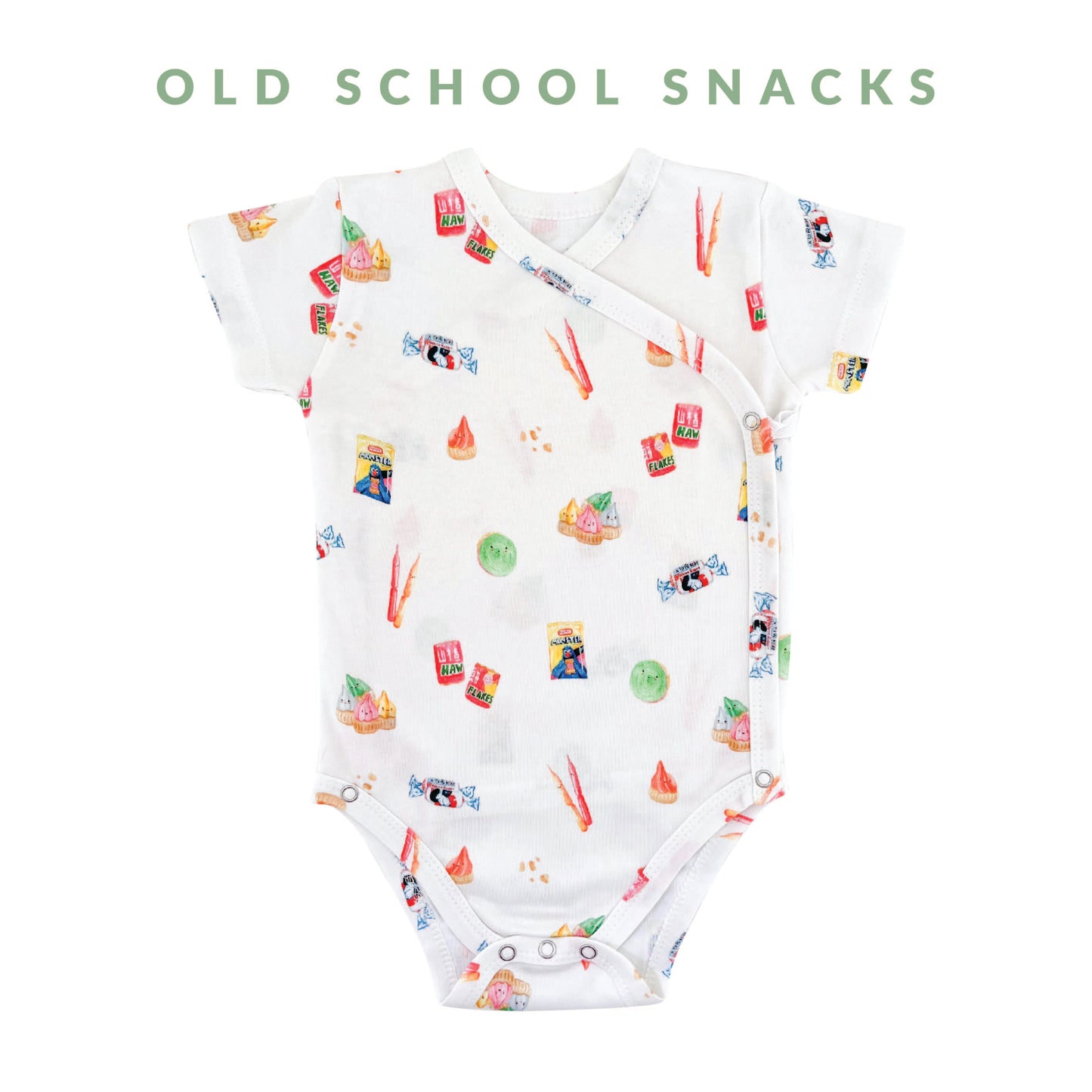 Kimono Onesies (Old School Snacks)