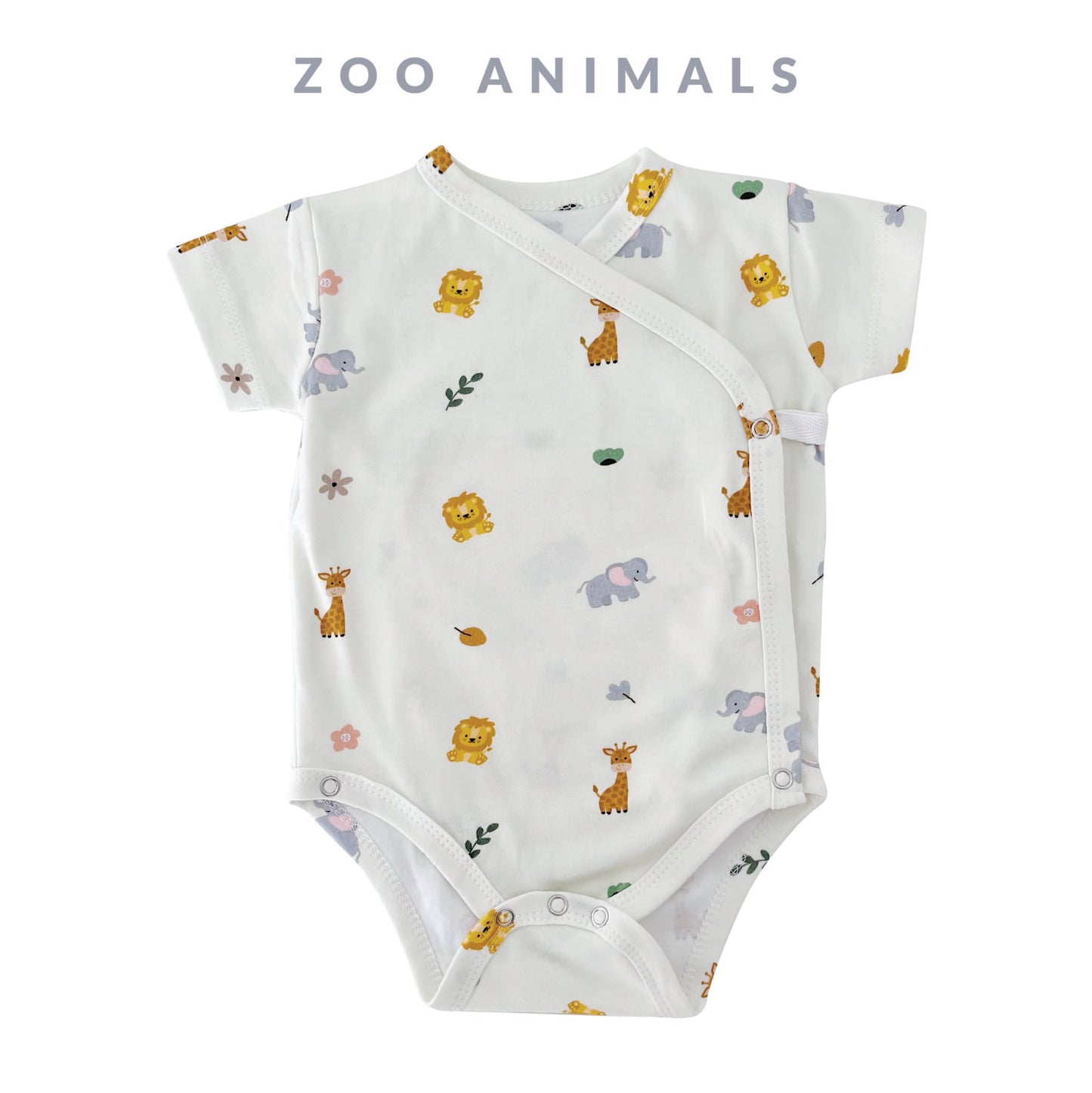 Kimono Onesies (Zoo Animals)