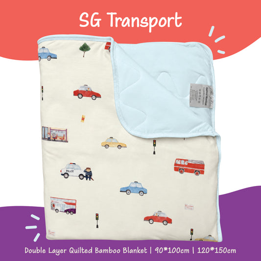 Double Layer Quilted Bamboo Blanket (SG Transport)
