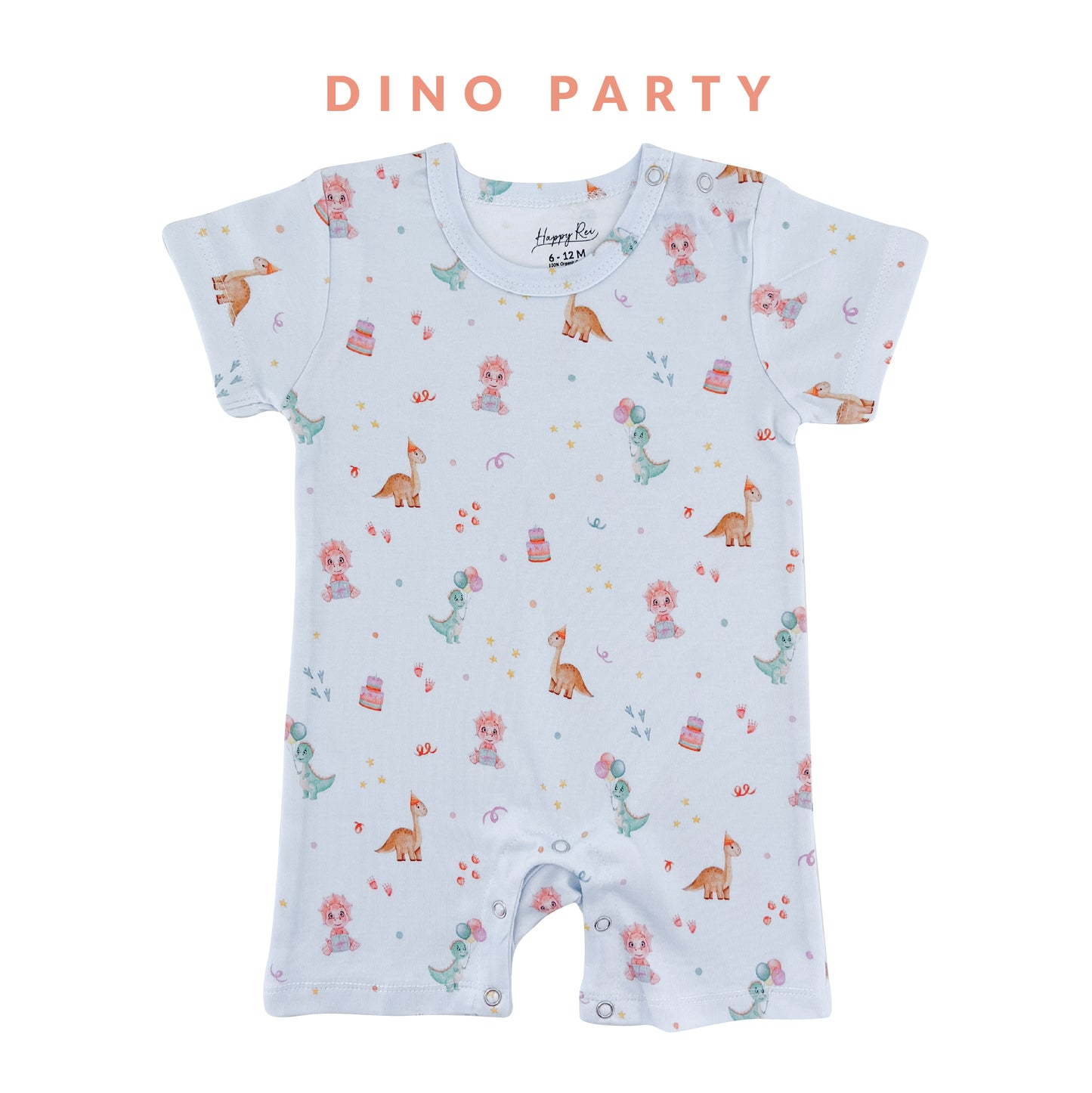 Unisex Romper (Dino Party)