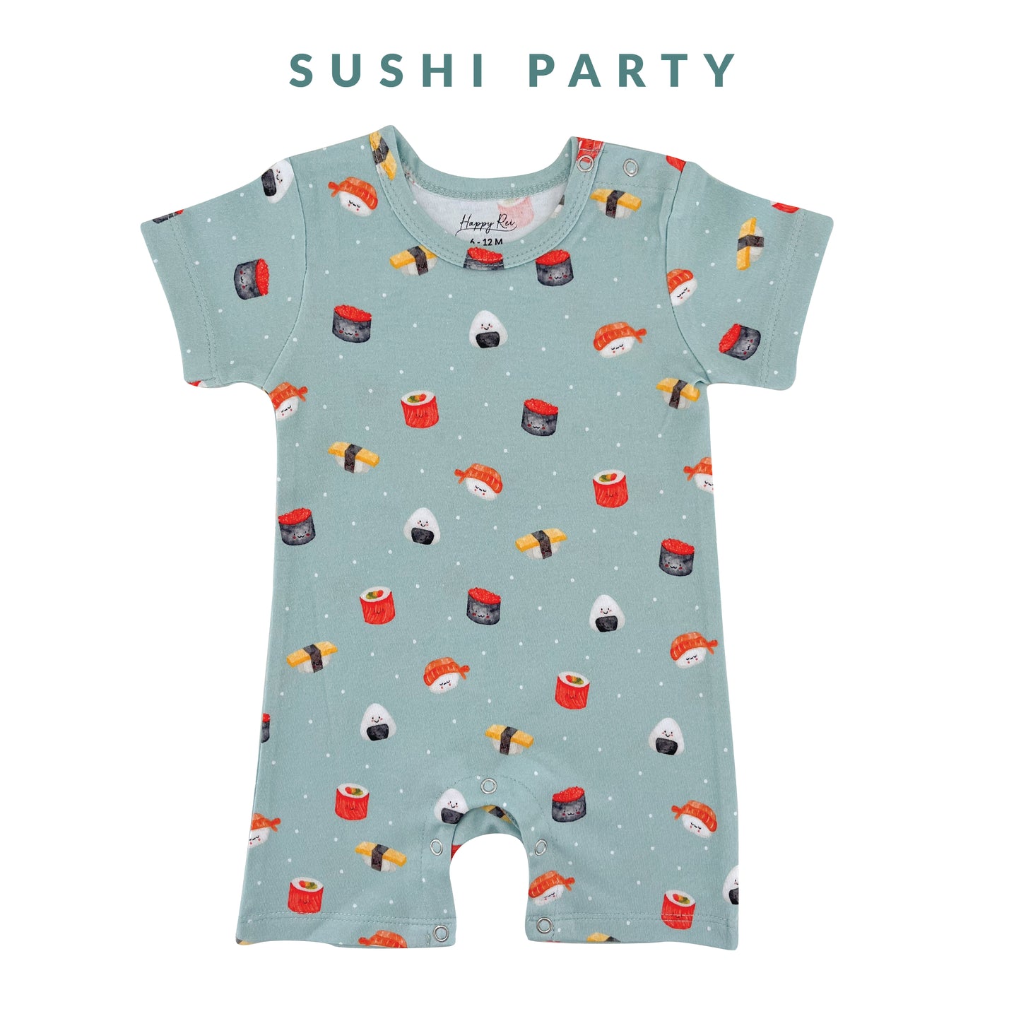 Unisex Romper (Sushi Party)