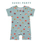 Unisex Romper (Sushi Party)