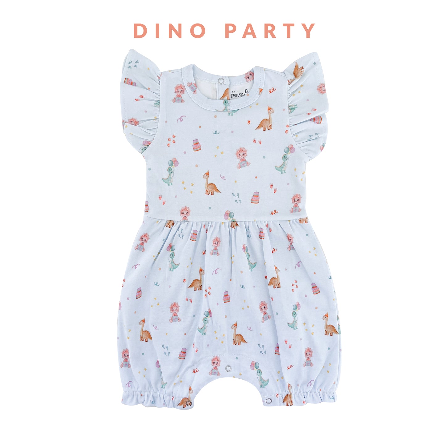 Girl Romper (Dino Party)