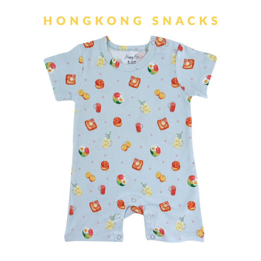 Unisex Romper (Hong Kong Snacks)