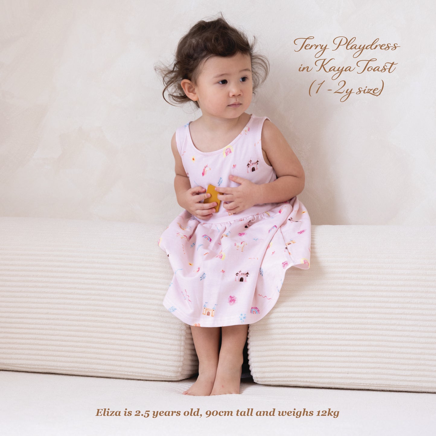 French Terry Dress - Unicorn
