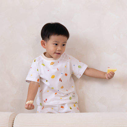 French Terry Shirt & Shorts - Brunch Club